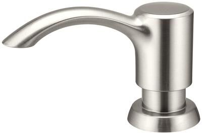 Inspire Daily Merch Kitchen Sink Soap Dispenser Built In Pumps Samodra Nickel Counter Liquid Soap Bottle brushed Nickel
