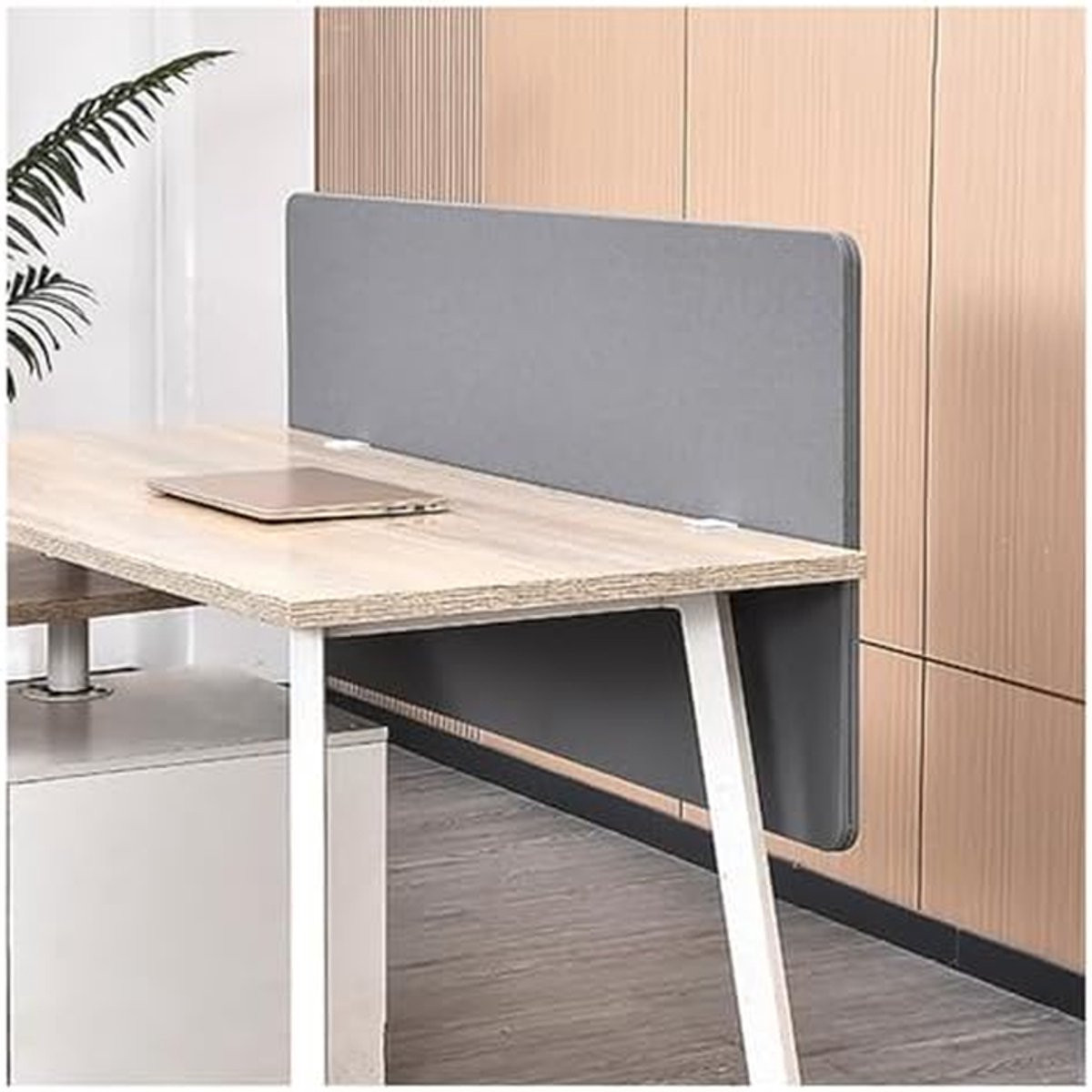 Donkergrijs Privacy Panel Bureau Divider 60 cm Hoog
