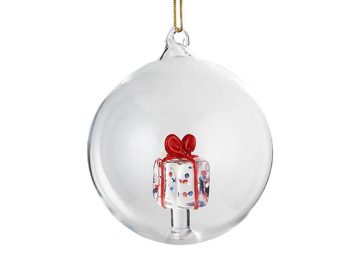 Glaskugel Geschenk Ø 9cm Durchsichtig
