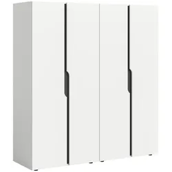 Drehtürenschrank ANGA Weiß