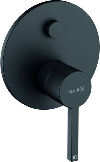 Kludi Nova Fonte Wannenarmatur 207593915 Unterputzarmatur, mattschwarz
