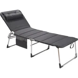 Crespo AL/363 Deluxe Sonnenliege dunkelgrau