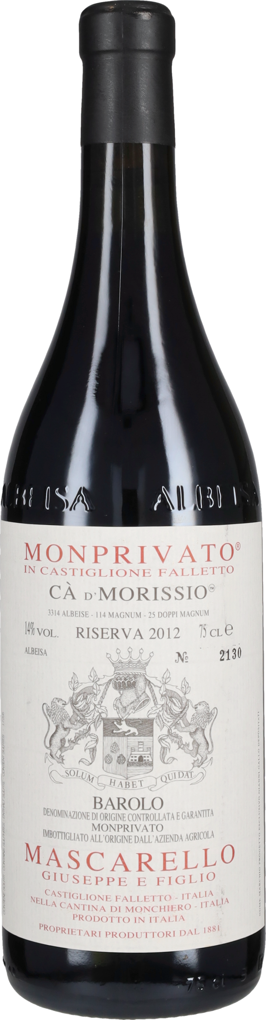 Mascarello Giuseppe Barolo Riserva 'Monprivato Ca'd Morissio' Giuseppe Mascarello 2012