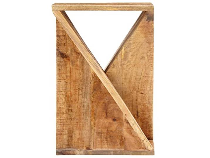 Beistelltisch Massivholz Mango 35 x 35 x 55 cm, Rustik Beistelltisch Massives Mangoholz, Verarbeitung, gebogene Beine, multifunktional, einfache Montage, einzigartige Farben