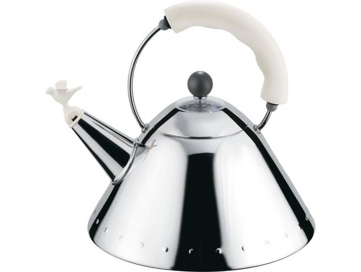 Alessi Wasserkessel 9093 W Weiß, (1-tlg)