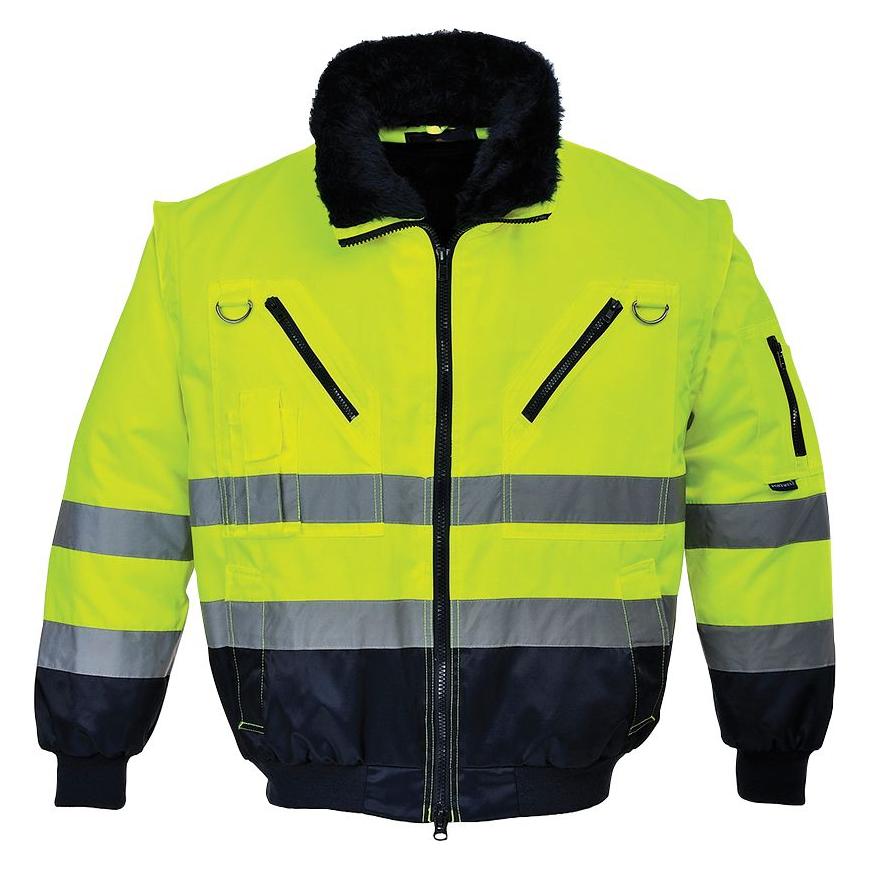 Portwest Pj50 Y Bomberjacke Warnung 4W1 Xxl (XXL) (KUR PJ50Y XX)