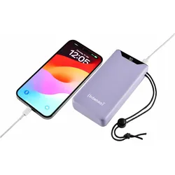Intenso Powerbank F20000 20000 mAh Purple (20000 mAh, 20 W), Powerbank, Violett