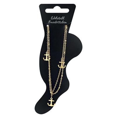 Armband ADELIA´S "Armband aus Edelstahl 24+5 cm", gold, Armbänder, Damen, 29cm, Edelstahl, Armband, Ideal als Geschenk zum Weihnachten