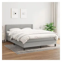 vidaXL, Boxspringbett, Lucan (Horizontale Streifen) (140 x 190 cm)