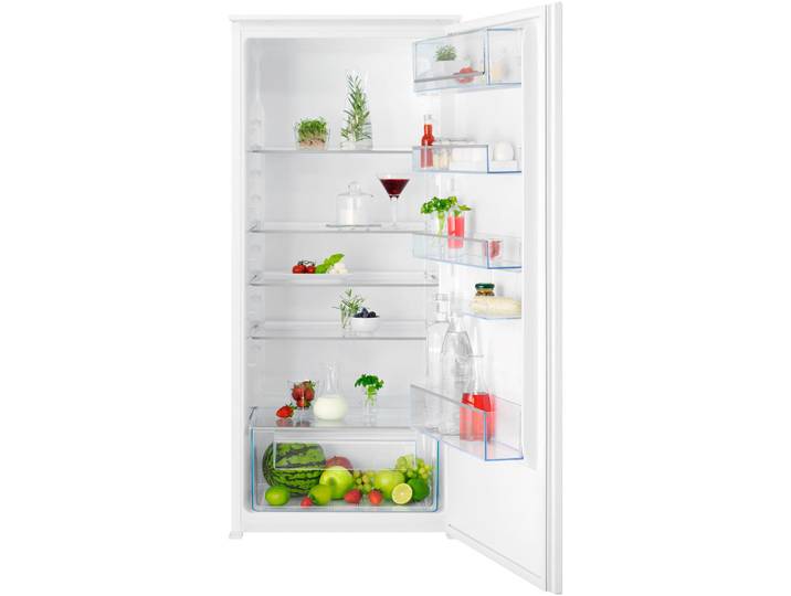AEG Einbaukühlschrank TSK5O121ES , Energieeffizienz: E, silber (weiß), Rechtsanschlag, wechselbar, Kühlschränke, 98 L, LowFrost-weniger Eisbildung, Temperaturalarm, Schlepptür, Einbaukühlschrank