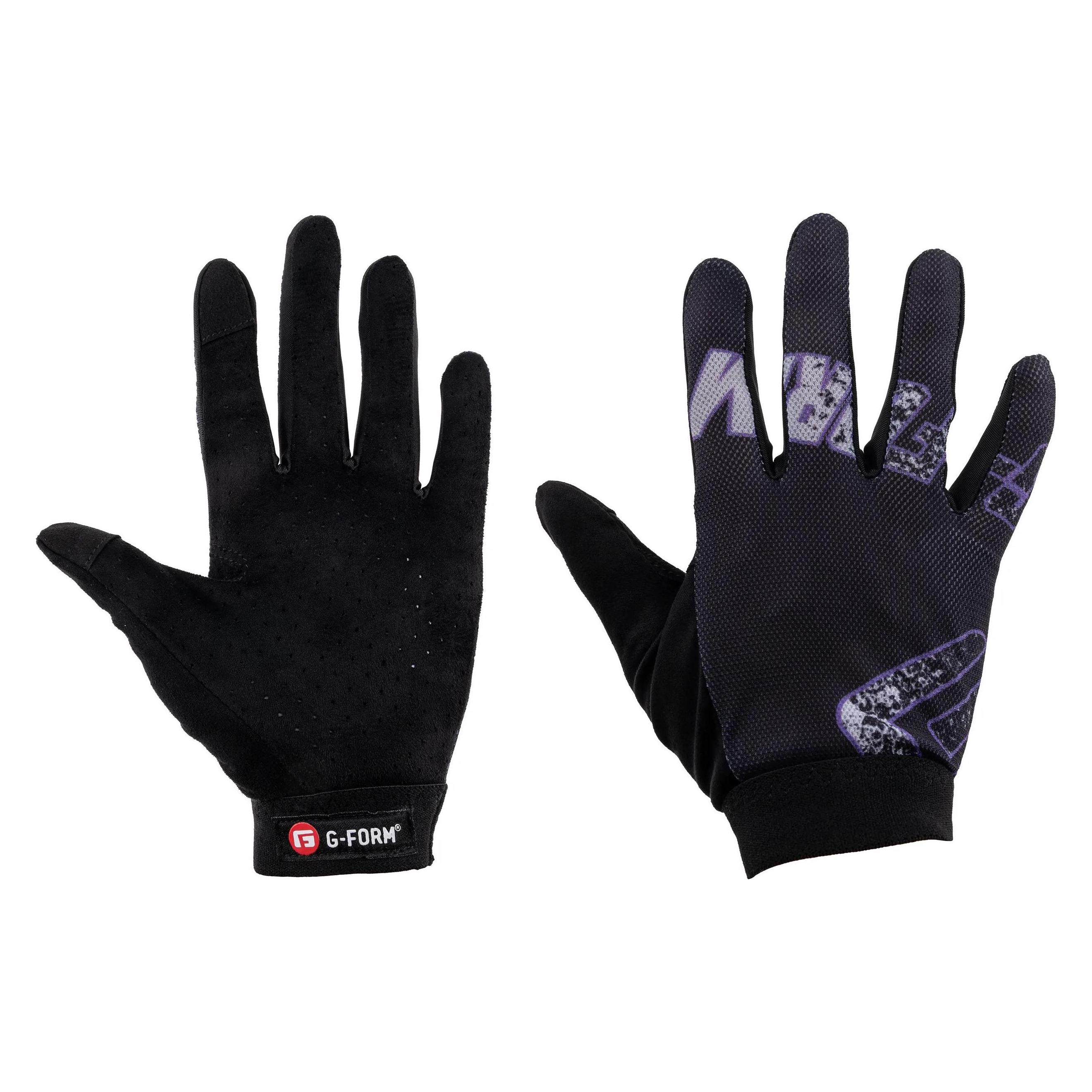 G-Form Tempo MTB Handschuhe, Schwarz/Lila, Youth S/M (S) (YTG23001408)
