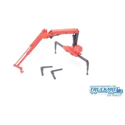 Scaletrucks Bausatz Meiller Ladekran rot/schwarz ST-0529