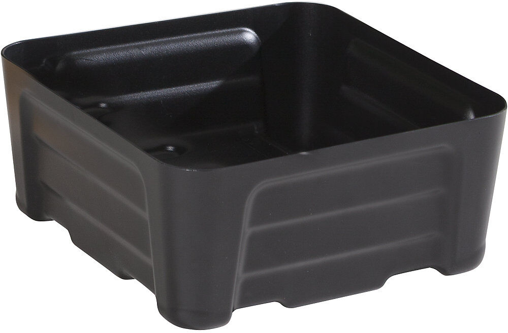 PE-Kleingebinde-Universalwanne, ohne Gitterrost, Auffangvolumen 20 l eurokraft pro