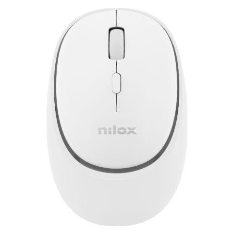 Nilox Mouse Wireless Dual Silent Bianco (Kabellos) (NXMDWS101)