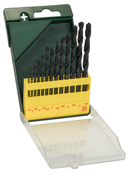 Bosch HSS-R-Metallbohrer-Set, 13-teilig, 1,5 - 6,5 mm 2607019441