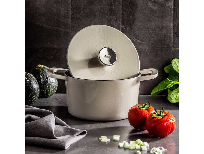 Fissler Moments Kookpot - Gietijzer - Ivory White - 20cm