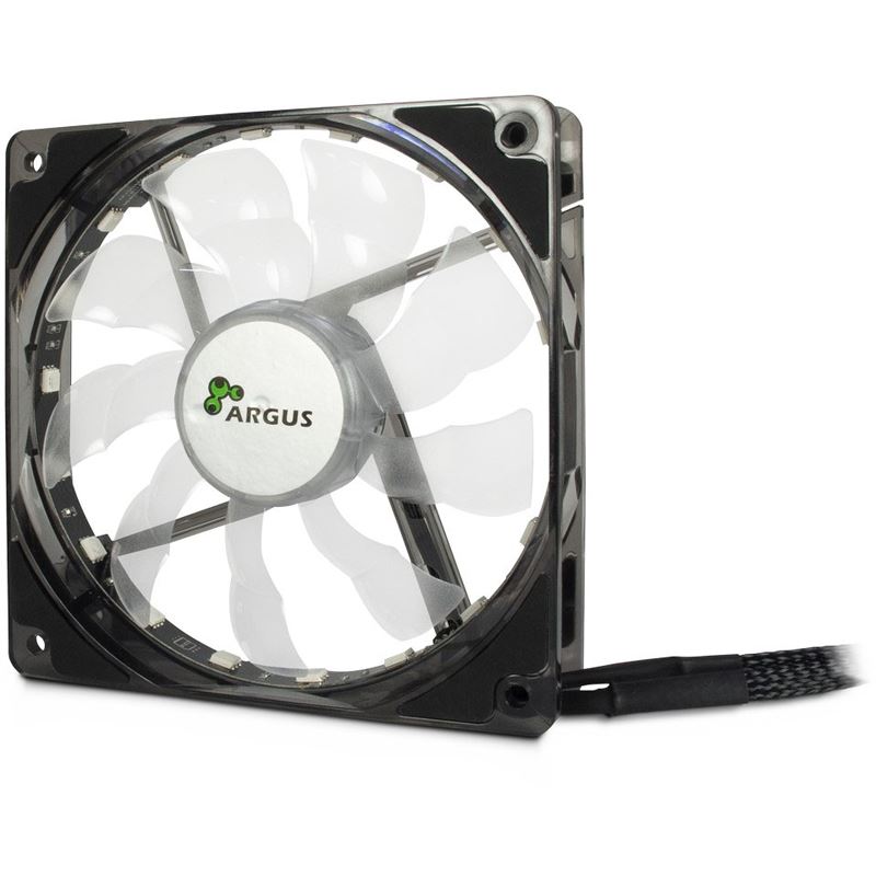 Inter-Tech Argus L-12025 Aura RGB 120x120x25mm 1500 U/min 30 dB(A) schwarz
