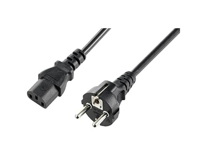 Sygonix SY-5243880 Apparaat (koud) Aansluitkabel Zwart 2.50 m Spiraalkabel
