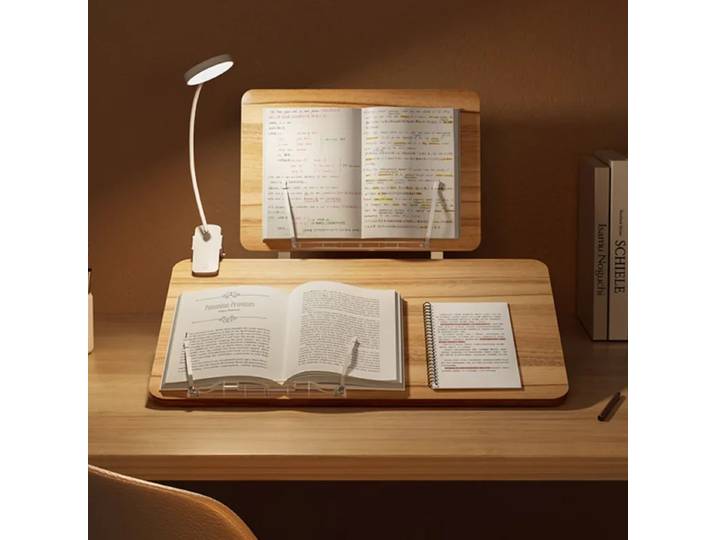 Qualité! Support de lecture de Table réglable, Double support de tableau d'écriture en bois massif, bureau d'ordinateur portable multifonction, bibliothèque pour enfants