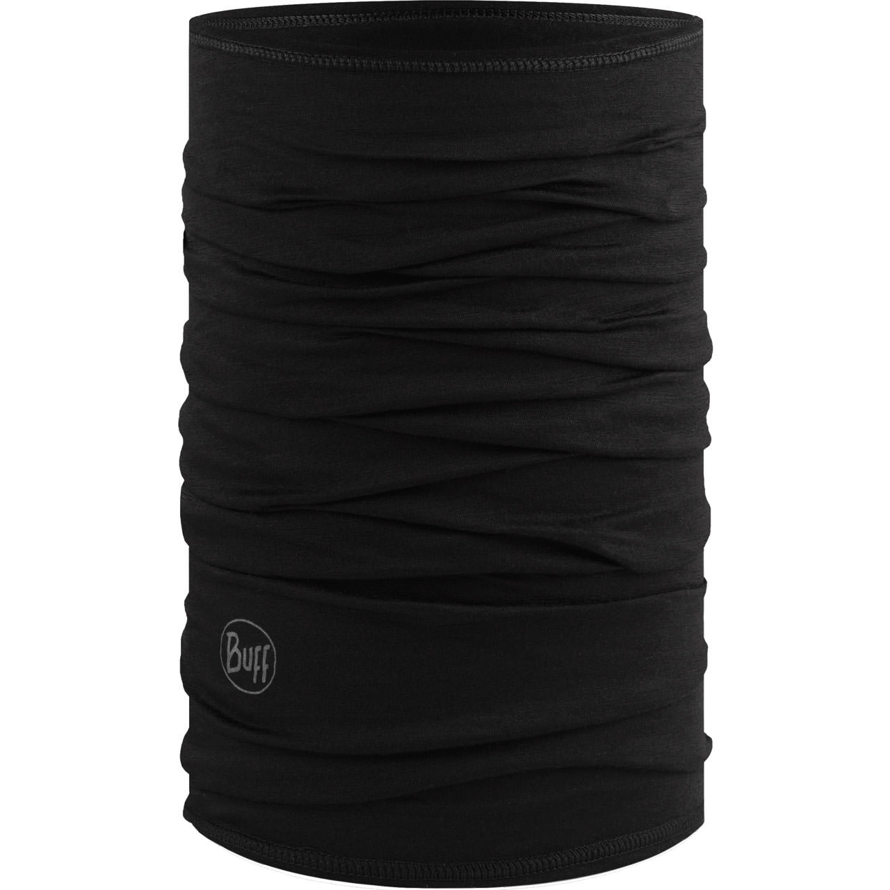 BUFF Multifunktionstuch Merino Lightweight SOLID black