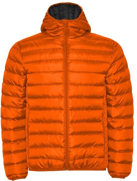 Veste matelassée publicitaire imperméable à capuche Norway XXL Orange vermillon