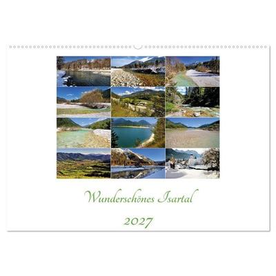 Wunderschönes Isartal 2027 (Wandkalender 2027 DIN A2 quer), CALVENDO Monatskalender