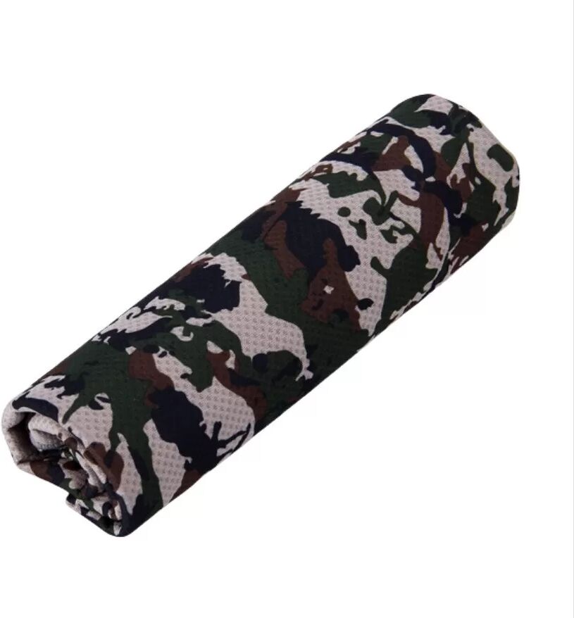INF Serviette de sport rafraîchissante en microfibre pour fitness et entraînement Gris