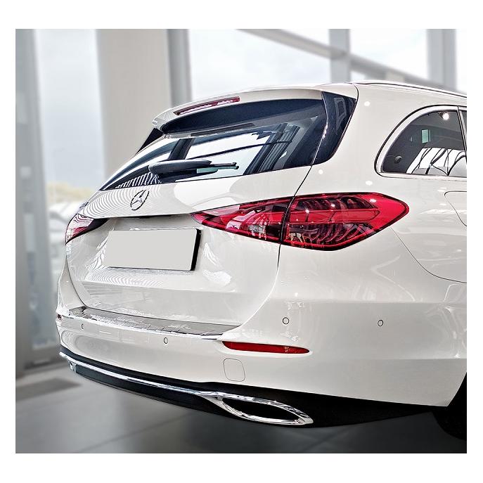 Avisa Edelstahl Ladekantenschutz für Mercedes C-Klasse Kombi ab 2021 bis heute (Heck) (235810)