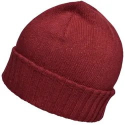 Strickmütze "MB7979" Melange Basic - dark-red