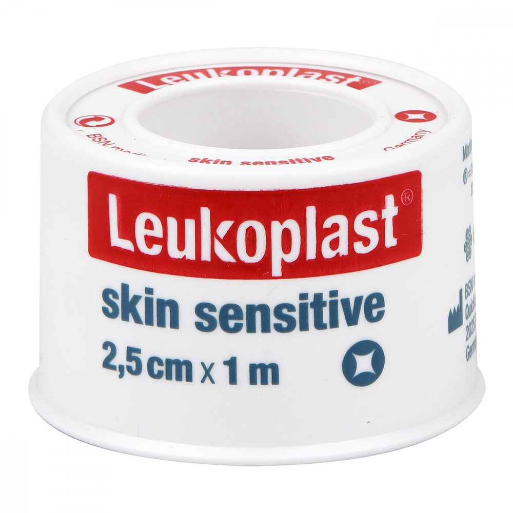 BSN medical GmbH Leukoplast Skin Sensitive 2,5 cmx1 m mit Schutzring 15190911