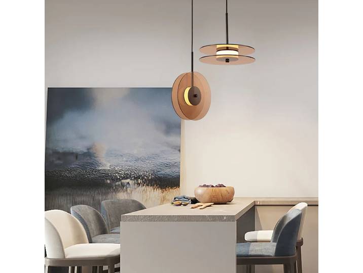 Nordique créatif pendentif LED lumières verre moderne abat-jour décoration de la maison chambre salle à manger lumières luminaires d'intérieur