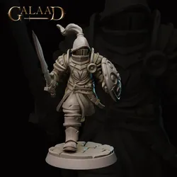 Queen's Knight Running von Galaad Miniatures aus Escort the Queen