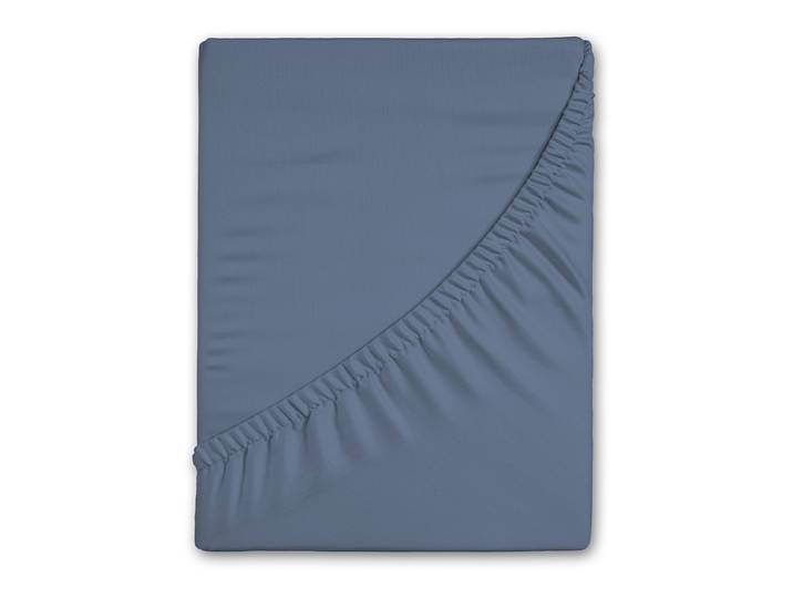 Spannbettlaken Ninat 90 x 200cm Blau/Hortensia