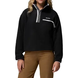 COLUMBIA HELVETIA II CROPPED WOMEN Fleece 2027 black - XS