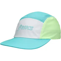 ASICS Performance 5 Panel Laufcap 402 - energy aqua/white S/M