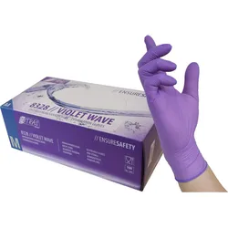 NITRAS® Einmalhandschuhe VIOLET WAVE M lila