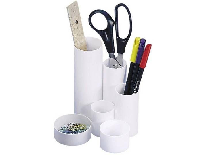 WEDO Tischaufsatz Butler Junior 6 Röhren weiß (100 Stück)