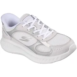 SKECHERS Go Walk Now Aura Sneaker Damen SIL - silber 42