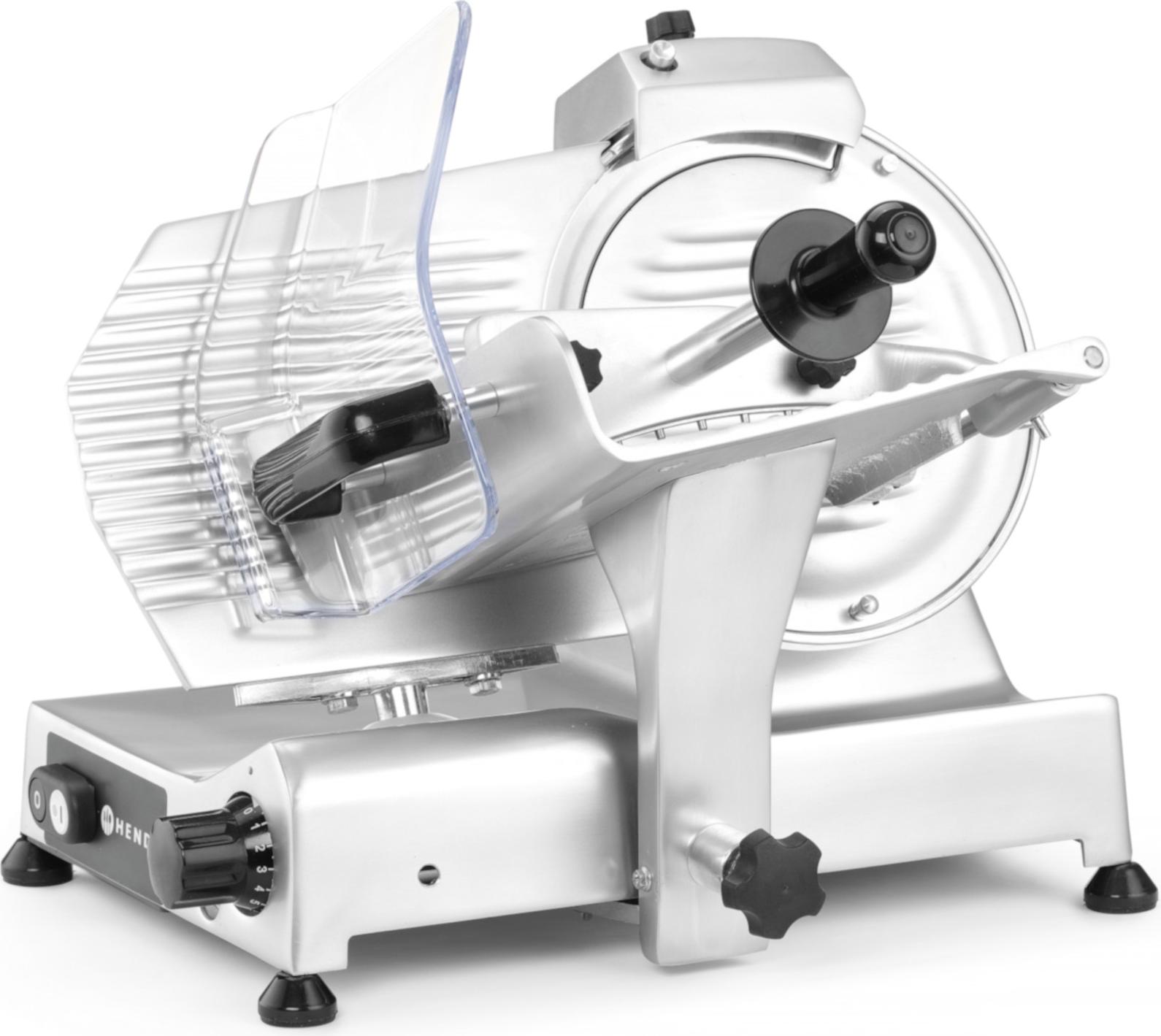 Elektrische Aufschnittmaschine für Wurst und Käse, Durchmesser 250 mm, 220 W