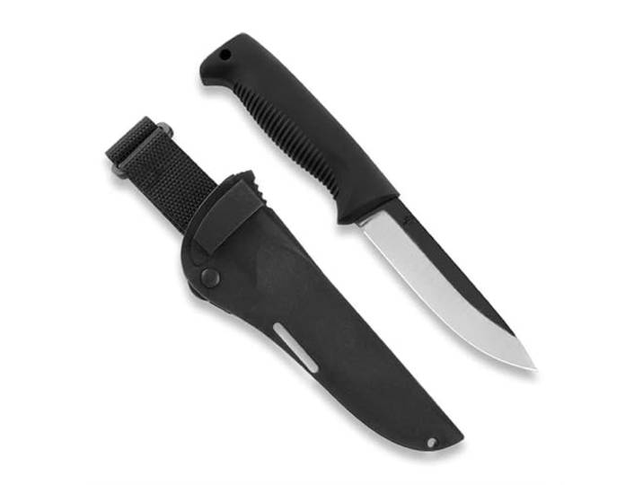PELTONEN M07 RANGER PUUKKO MIT UNBESCHICHTETER KLINGE (BUSHCRAFT-MESSER) (Schwarz)