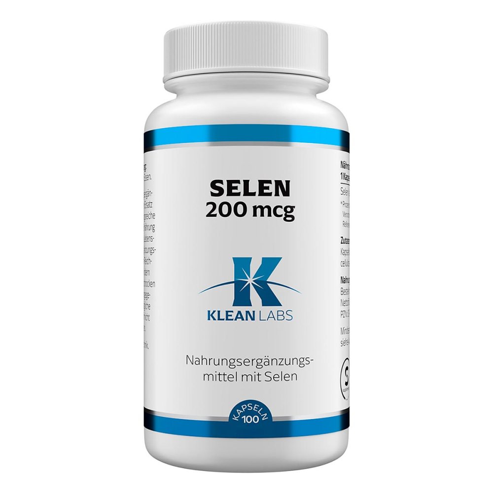 Supplementa GmbH Klean Labs Selen 200 mcg Kapseln 09745368