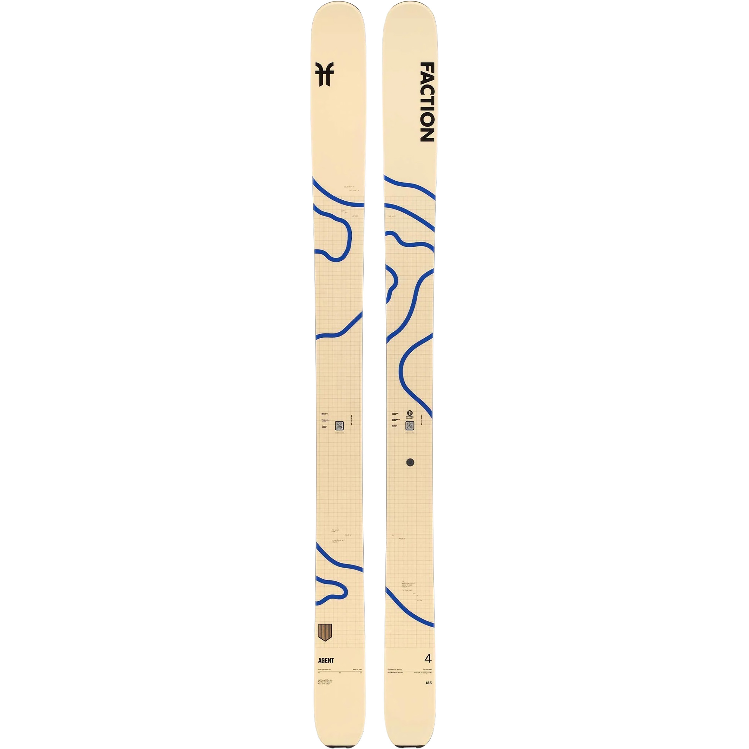 Faction Agent 4 Freerideski 26/27 Ski beige Größe 179CM Freeride