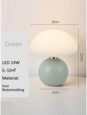 Uplift Picks Colorful USB Decorative Table Lamp For Cozy Bedrooms And Stylish Desks green