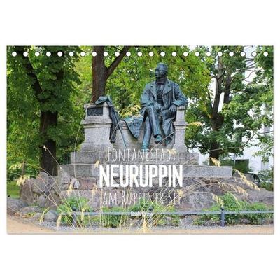 Fontanestadt Neuruppin am Ruppiner See (Tischkalender 2027 DIN A5 quer), CALVENDO Monatskalender