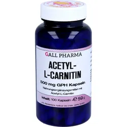 Acetyl-L-Carnitin 500mg Kapseln 100 ST