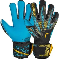 REUSCH Torwarthandschuhe Attrakt Aqua Finger Support, Größe 8 in Schwarz Schwarz