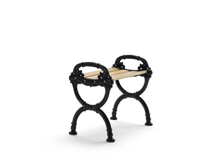 Byarums bruk Tabouret Byarum Imprégnation de pin, support noir