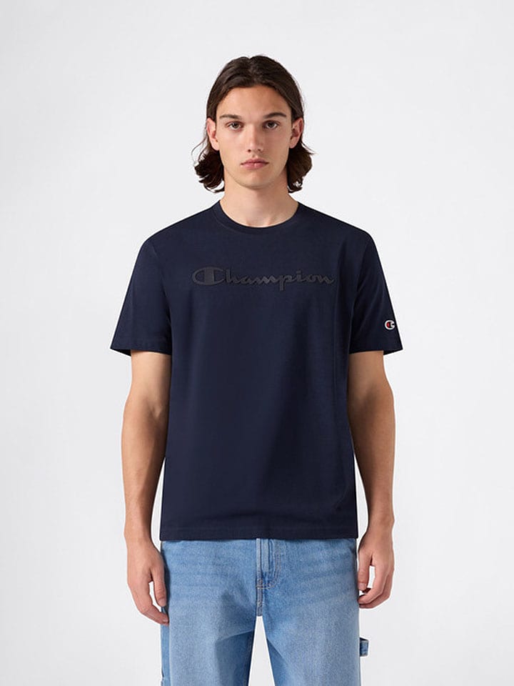 Champion Shirt in Dunkelblau - L