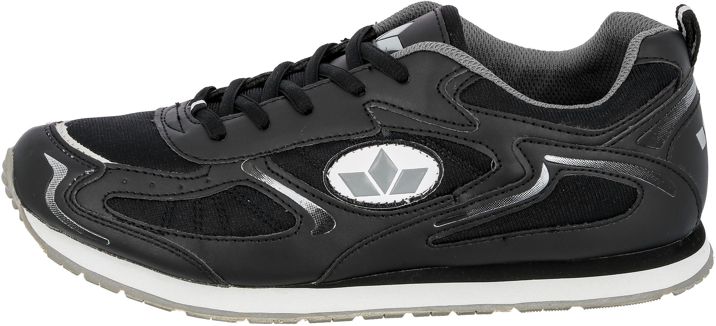 Laufschuh LICO "Joggingschuh Nelson", Herren, Gr. 48, Textil, schwarz, Synthetik, Schuhe Laufschuh