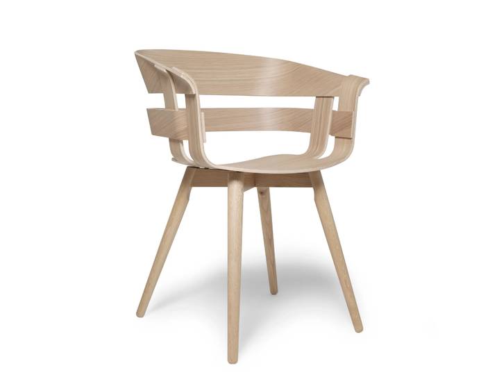 Design House Stockholm Chaise Wick Chair chêne-pieds en chêne